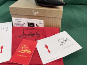 Pantofi Christian Louboutin piele naturala Full Box colectie noua — miniatura 5