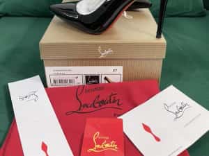 Pantofi Christian Louboutin piele naturala Full Box colectie noua — miniatura 8
