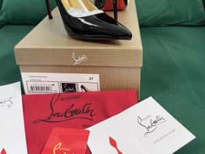 Pantofi Christian Louboutin piele naturala Full Box colectie noua — miniatura 9