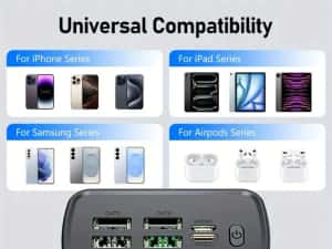 40000 mAh Baterie portabila PowerBank  încărcare super rapidă — miniatura 3