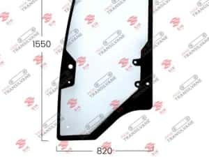 Parbriz/Geam/Luneta pt WEIDEMANN 2070 CX LP, 3080 LP,4080 LP — miniatura 2