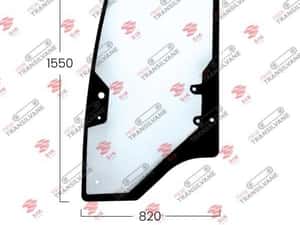 Parbriz/Geam/Luneta pt WEIDEMANN 2070 CX LP, 3080 LP,4080 LP — miniatura 10