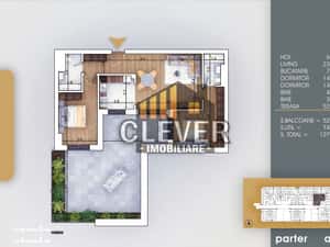 3 Camere-Terasa generoasa-700m Metrou N. Teclu Pallady
