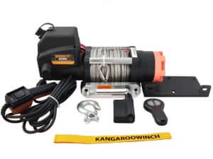 Troliu electric K 6000 lb SR plasma KangarooWinch PowerWinch 2722 kg — miniatura 1