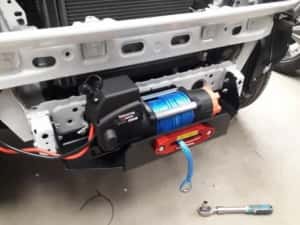 Troliu electric K 6000 lb SR plasma KangarooWinch PowerWinch 2722 kg — miniatura 4