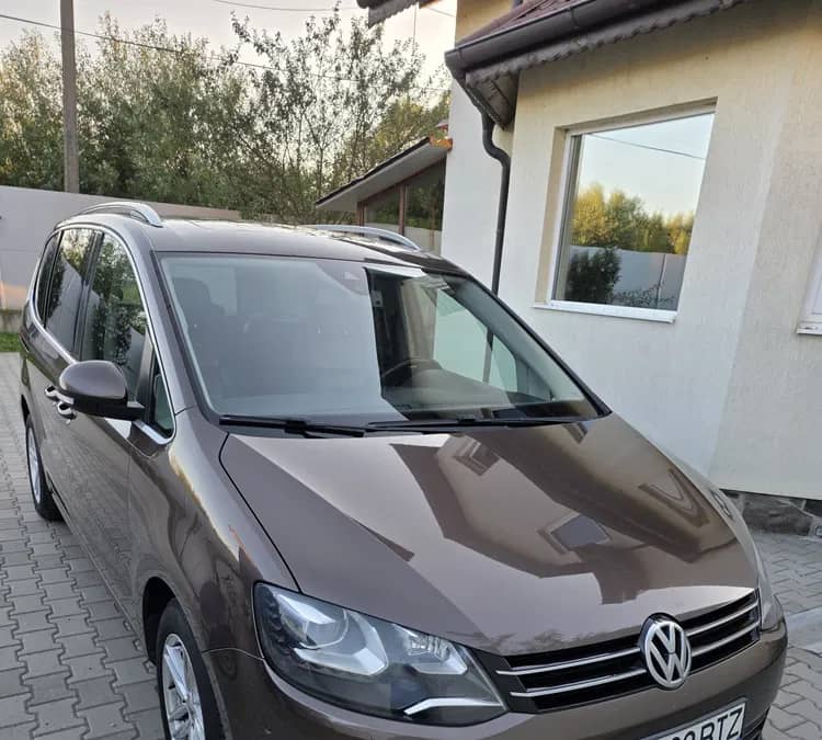 VW Wolkswagen Sharan 2013, 2.0 TDI 177 Cp, 7 locuri Automata — fotografie 1 din 10