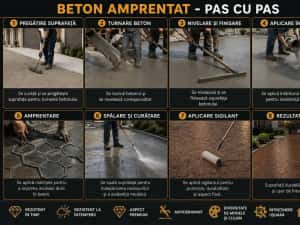 Beton Amprentat Timisoara | Beton Stampilat Curti Alei Terase Parcari | Pret mp — miniatura 2