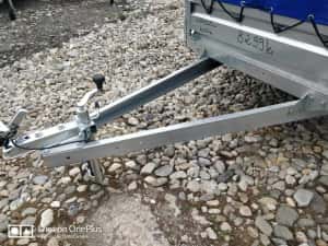 Remorca cu Prelata 750 kg 2 Axe Faro Solidus 236x125x120 cm Nr Rosi — miniatura 4