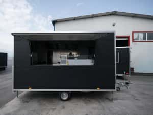 Rulota Fast Food Shaorma Kebab Grill Complet Utilata Premium, Rate, Street Food Truck Profesional Rulote Comerciale Complet Echipate In Stoc — miniatura 5