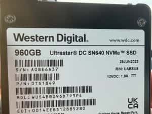 Ssd WD Ultrastar DC SN640 NVMe de 960GB, Bulk, NOU — miniatura 5