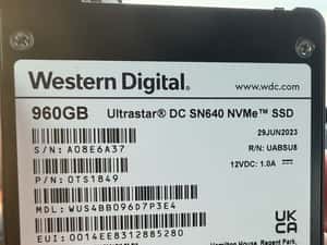 Ssd WD Ultrastar DC SN640 NVMe de 960GB, Bulk, NOU — miniatura 8