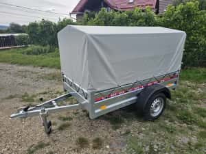 Remorca 750kg cu Prelata Inmatriculat — miniatura 2