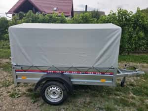 Remorca 750kg cu Prelata Inmatriculat — miniatura 4