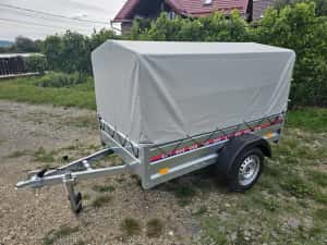 Remorca 750kg cu Prelata Inmatriculat — miniatura 8