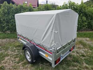 Remorca 750kg cu Prelata Inmatriculat — miniatura 9