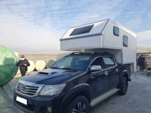 Pickup BoxCamper pentru 4x4 Toyota Hilux, Mitsubishi L200, Ford Ranger, Mercedes X Class, Nissan Navara, VW Amarok