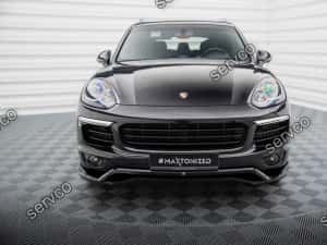Prelungire bara fata Porsche Cayenne Mk2 2014-2018 v2 - Maxton Design — miniatura 2