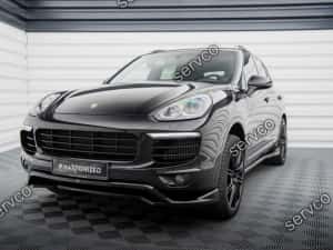 Prelungire bara fata Porsche Cayenne Mk2 2014-2018 v2 - Maxton Design — miniatura 3