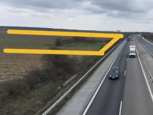 Teren 8000mp A1 km67 pasarela Exit -GAESTI-  8000mp — miniatura 9