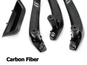 Set manere interioare fibra carbon sofer pasager Bmw X3 X4 F25 F26