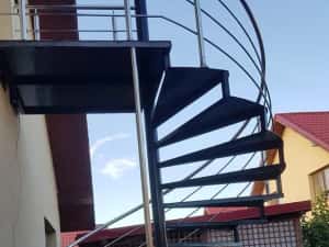 SCĂRI INTERIOARE si EXTERIOARE -Balustrade INOX, Metalice, Fier Forjat — miniatura 7