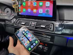 Navigatie android 12" BMW F10 F11 Carplay Waze YouTube