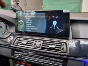 Navigatie android 12" BMW F10 F11 Carplay Waze YouTube — miniatura 7