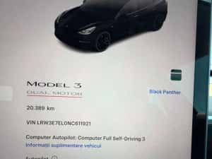 Vand Tesla Model 3 Performance – Garantie — miniatura 7
