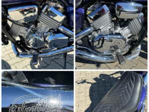 HONDA VF 750C MAGNA MODEL DEOSEBIT CULOARE+ EXTRA CROM Tobe+Ghidon Custom recent adus din GERMANIA 47.000 KM cu facturi — miniatura 7