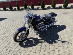 HONDA VF 750C MAGNA MODEL DEOSEBIT CULOARE+ EXTRA CROM Tobe+Ghidon Custom recent adus din GERMANIA 47.000 KM cu facturi — miniatura 10