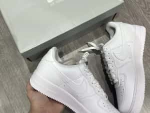 Adidasi Nike Air Force 1 Triple White AF1 — miniatura 8
