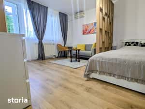 Herestrau,tip studio/zona zi/noapte,ren./mobilata nou,lux,3 min-parc — miniatura 4