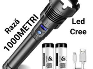 Lanternă Profesională De Vânătoare Cu Led Cree (Rază Maximă 1000M) — miniatura 1