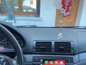 Navigație Android 15 BMW E46 4GB RAM – CarPlay, Android Auto, QLED