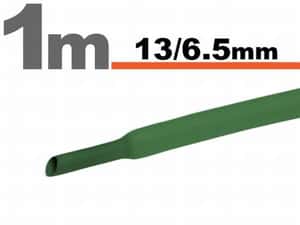 Tub termocontractibil pentru izolare, marcare si protectie Verde 13 / 6,5 mm, 10m — miniatura 3