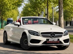 Mercedes C200 Cabrio / Extra full / Packet Amg • Burmester / Soft Top Visiniu / 4 Matic -- Parc Auto / RATE