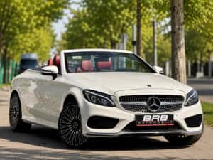 Mercedes C200 Cabrio / Extra full / Packet Amg • Burmester / Soft Top Visiniu / 4 Matic -- Parc Auto / RATE — miniatura 9