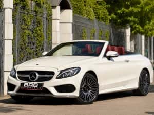 Mercedes C200 Cabrio / Extra full / Packet Amg • Burmester / Soft Top Visiniu / 4 Matic -- Parc Auto / RATE — miniatura 10