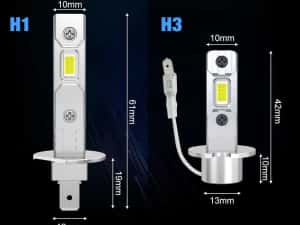 Set 2 Becuri LED Faruri - Proiectoare H1 Canbus XSTORM 60W 6000K Fara Eroare in bord Plug & Play — miniatura 7