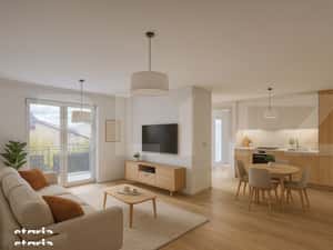 Apartament 2 camere, potential de mansardare, 4 locuri de parcare, Gia