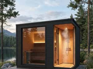 Sauna exterior premium Aspen — miniatura 4