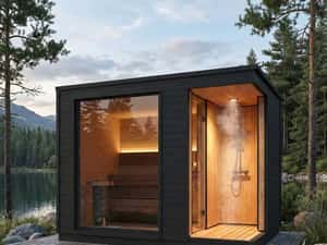 Sauna exterior premium Aspen — miniatura 6