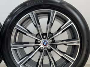 Jante Bmw X5 X6 R20 G05 G06 Originale M740 Demo Pirelli de vara 99% 2023