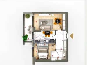 INCHIRIERE APARTAMENT SUPERB 2 CAM,  ASTORIUM PALLADY — miniatura 4