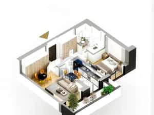 INCHIRIERE APARTAMENT SUPERB 2 CAM,  ASTORIUM PALLADY — miniatura 5