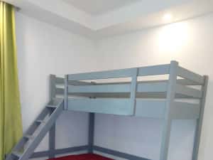 TRANSPORT GRATUIT.Pat etajat cu spatiu pt joaca sau saltea.cod 3012 — miniatura 3