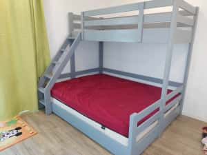TRANSPORT GRATUIT.Pat etajat cu spatiu pt joaca sau saltea.cod 3012 — miniatura 10