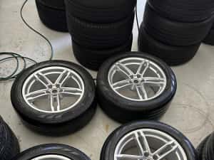 jante porsche macan gts s 5x112 anvelope 235 55 19 cu 255 50 19 — miniatura 8