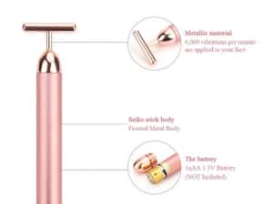 Aparat de Masaj Facial cu Vibratii Aplicare Crema Antiriduri Face Lift — miniatura 8