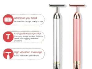 Aparat de Masaj Facial cu Vibratii Aplicare Crema Antiriduri Face Lift — miniatura 9